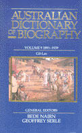 Australian Dictionary of Biography Vol. 9, 1891-1939 by Judith M. Brown